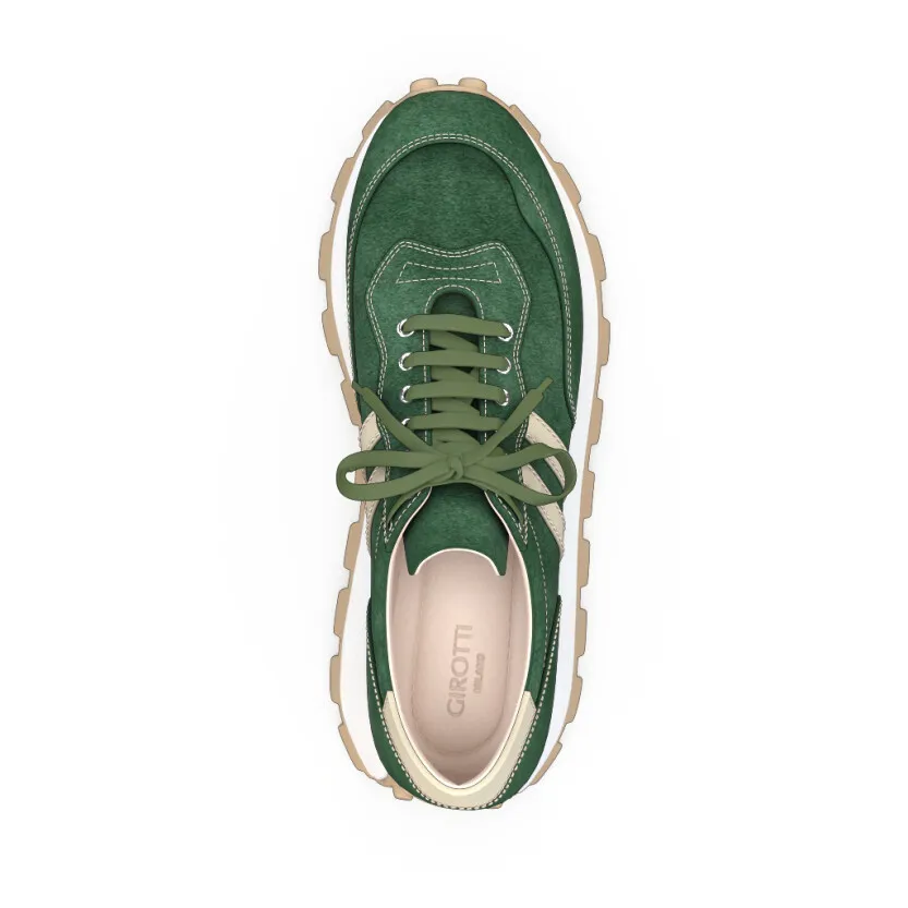Baskets de course en cuir pour hommes 55141 | Girotti