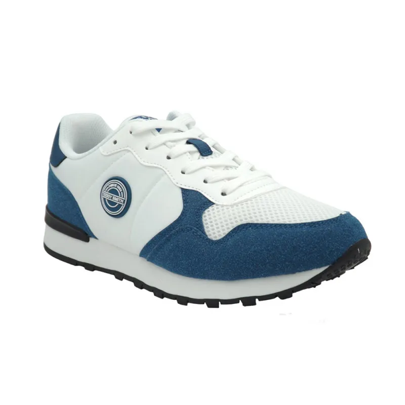 BASKETS TEDDY SMITH 71636 BLEU MARINE ET BLANCHES