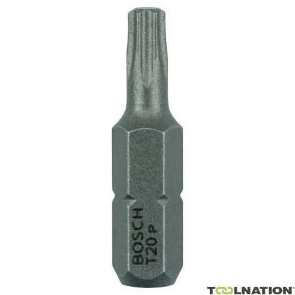 Bosch Bleu Accessoires 2607002496 25x Mèche extra-dure T20, 25