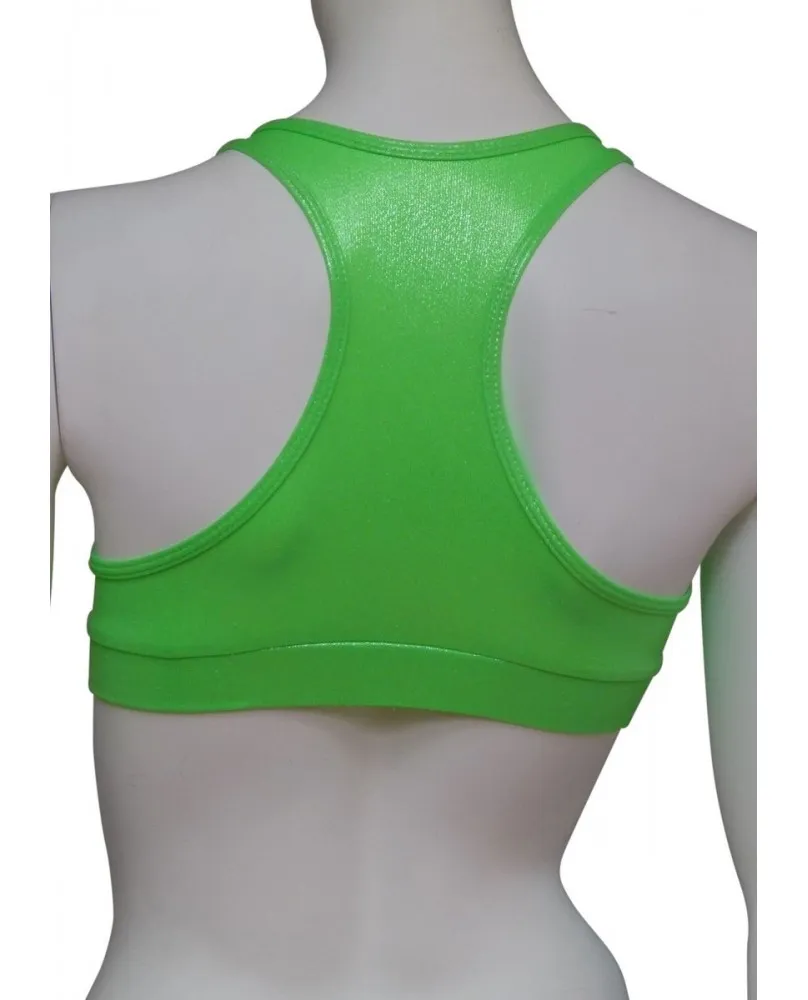 Brassière sport vert fluo - Caju Brasil