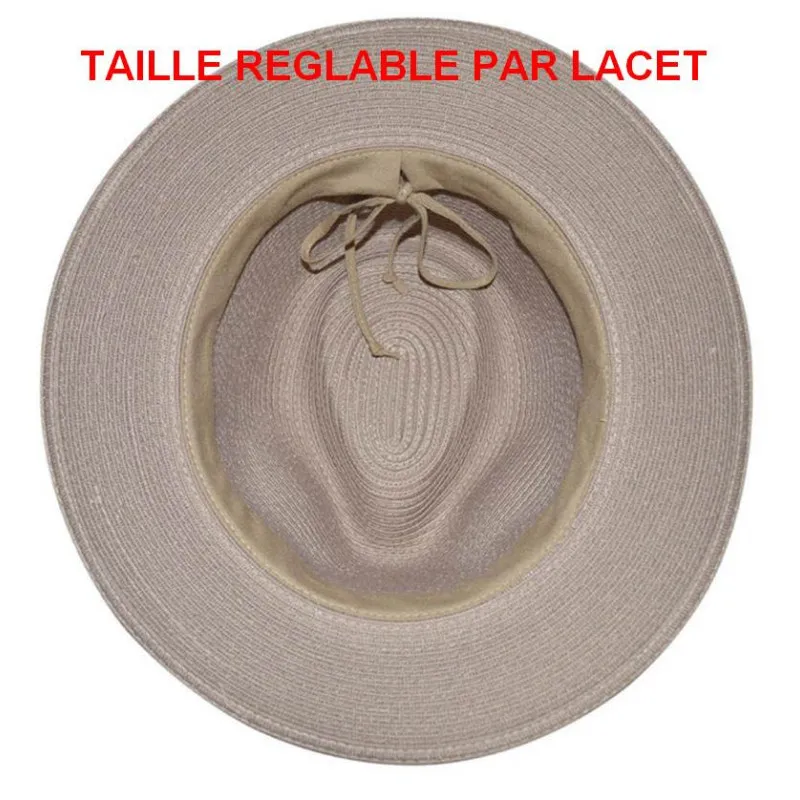 Capeline Rosie très grand bord couleur bleue | Chapeau anti-UV femme