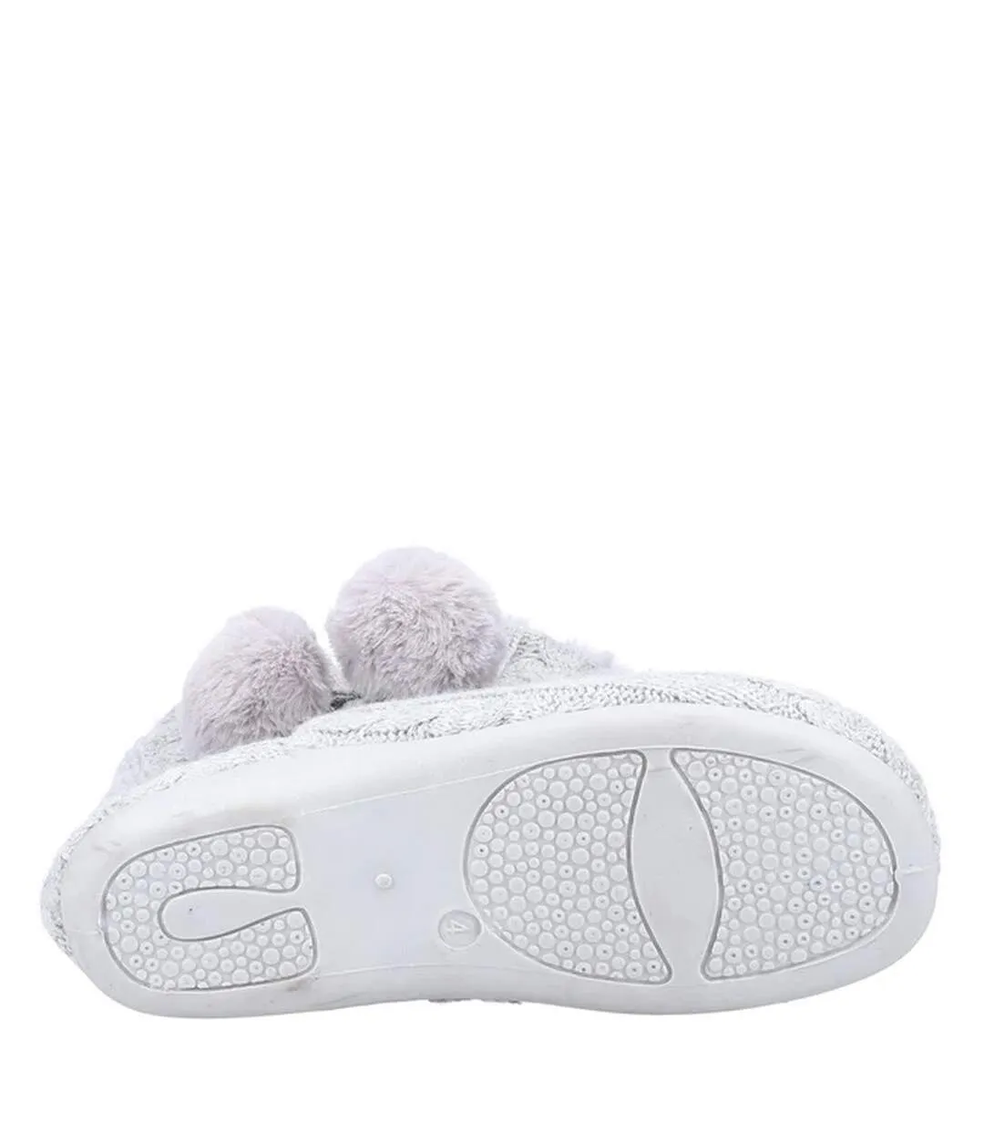 Chaussons apple femme gris Fleet & Foster