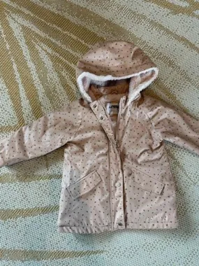 Ciré parka fourrée imperméable 3/4 ans 104 cm - Zara Kids - Prématuré  | Beebs