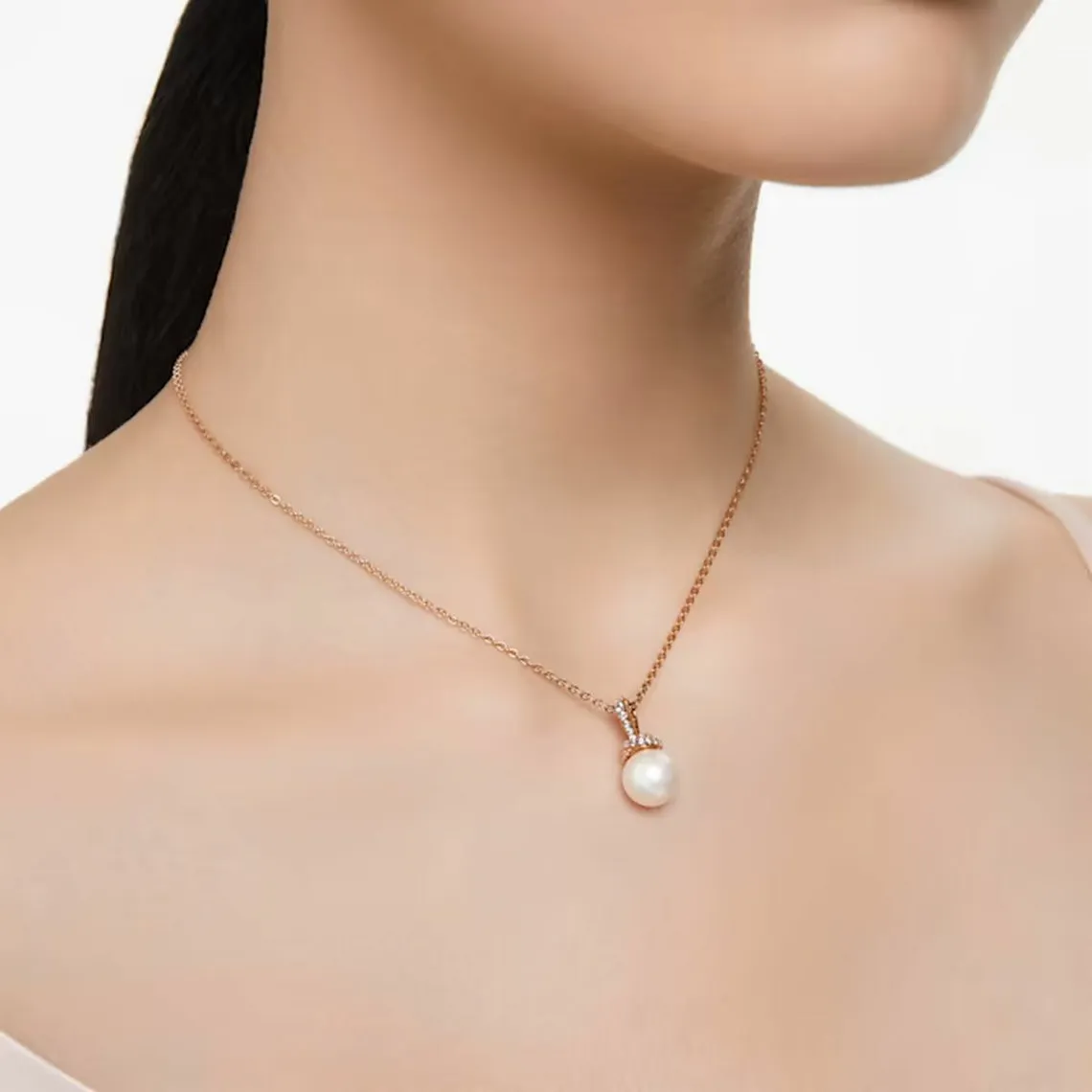 Collier Femme 5669523 SCRY White/ROS - Mp Originally   | 3 Suisses