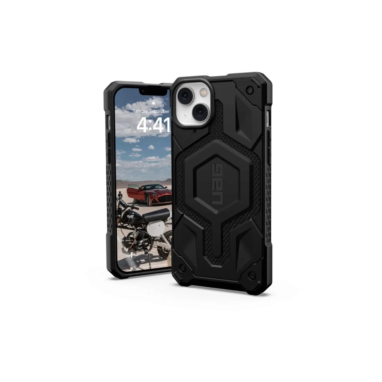 Coque iPhone 14 Plus UAG Monarch Pro Magsafe Kevlar Noir