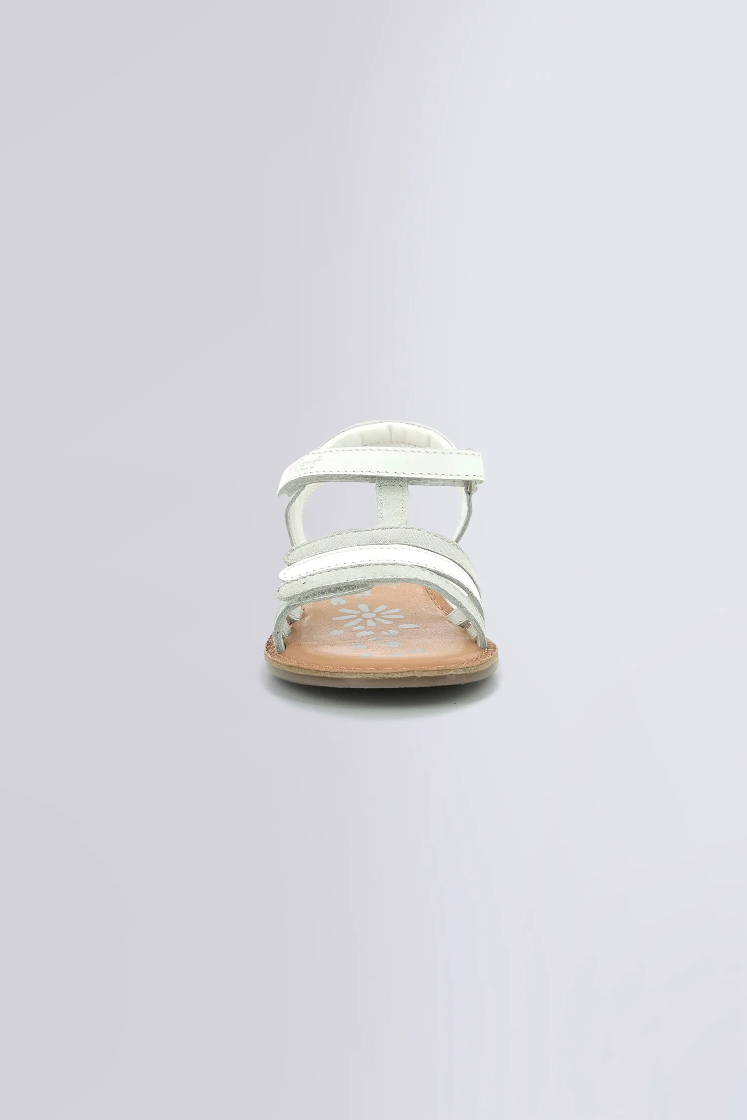 Diamanto - sandales blanches et argent pour fille - Kickers © Site Officiel