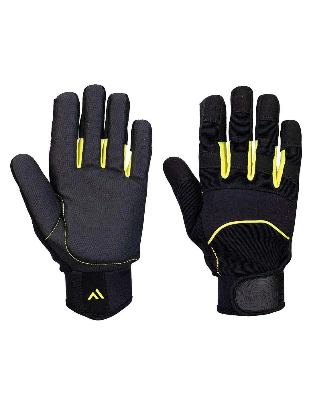 Gant Anti-Vibration - M - Noir - PORTWEST - - A791K8RMPORTWEST