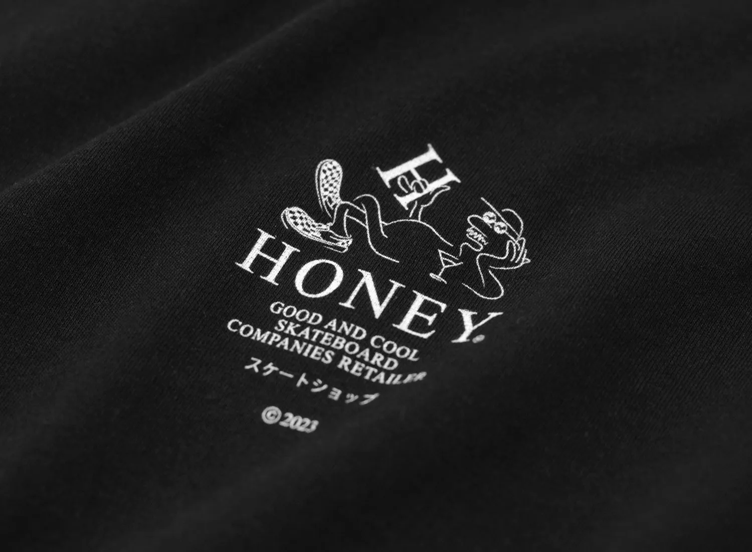 Honey Neighborhood Tee Black