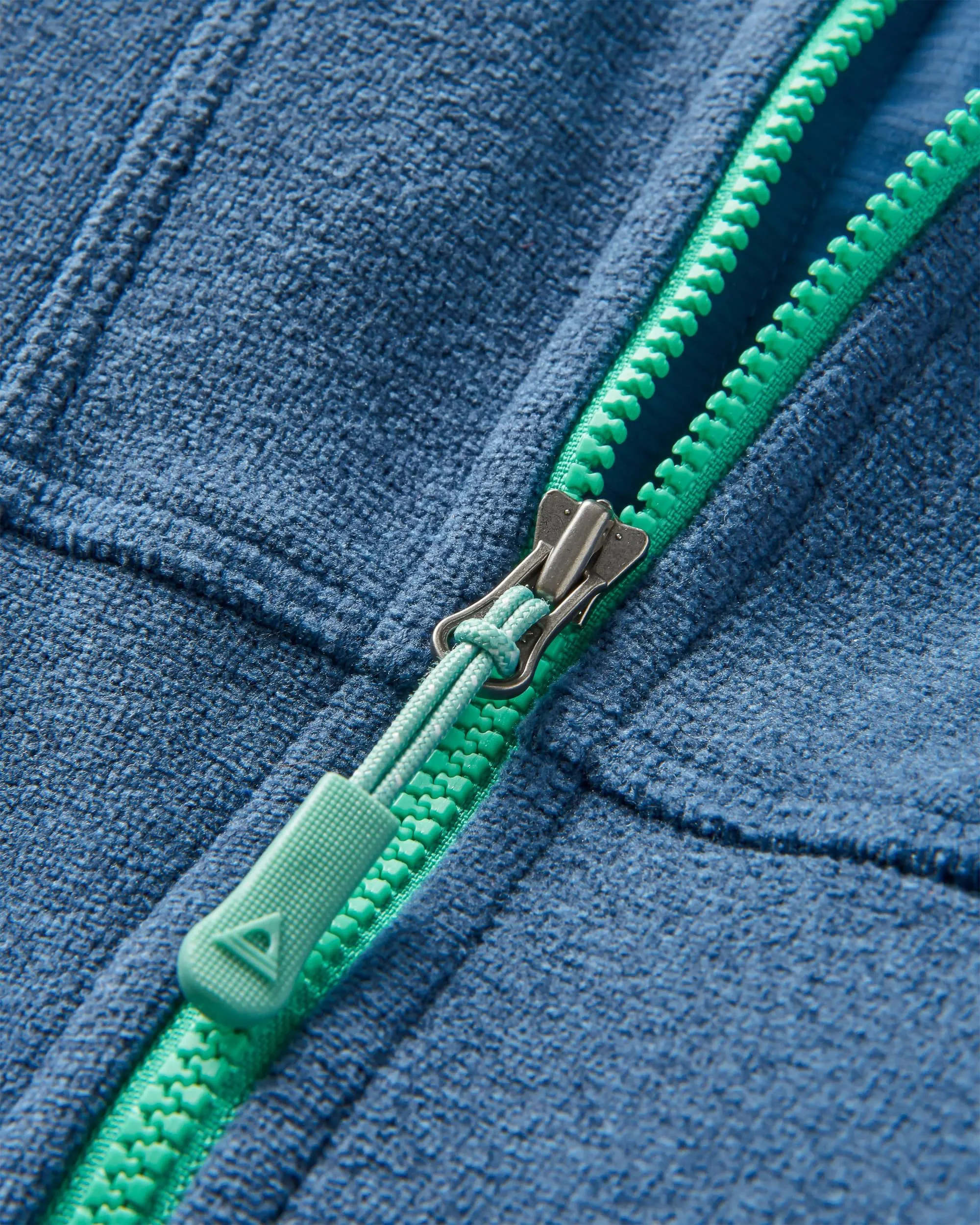 Hoodie en polaire recyclée Polartec pour hommes - Denim foncé chiné