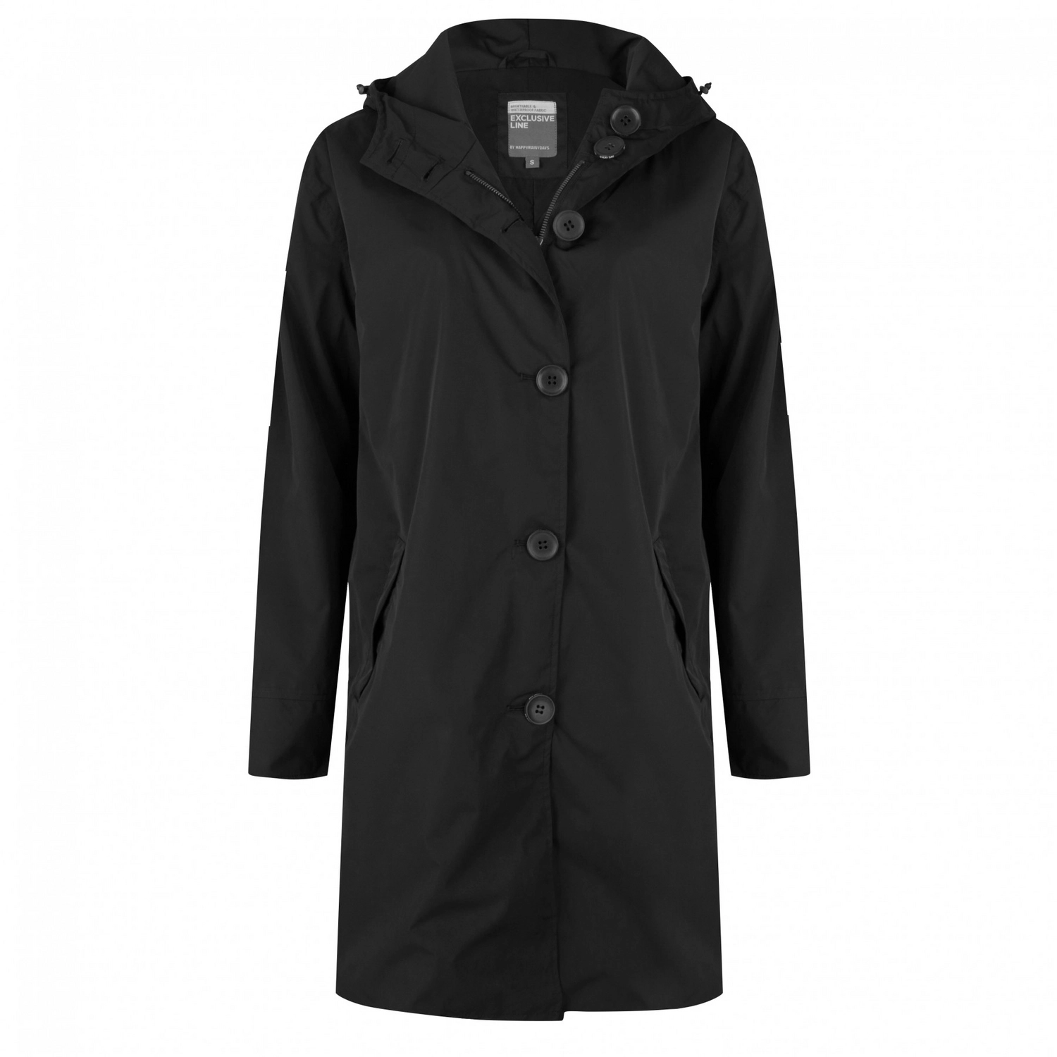 Imperméable Happy Rainy Days Soft Touch Parka Belize Black