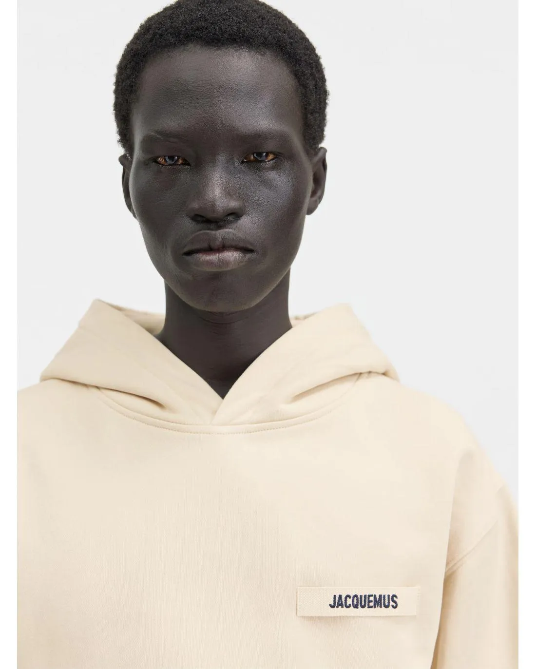LE HOODIE GROS GRAIN BEIGE - Jacquems | Chez Maman Rouen