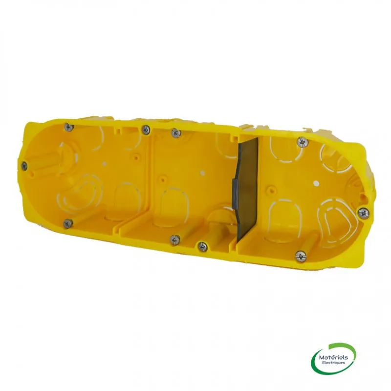 Legrand 080053 - Boîte Batibox Cloisons Sèches profondeur 50mm 3 po...