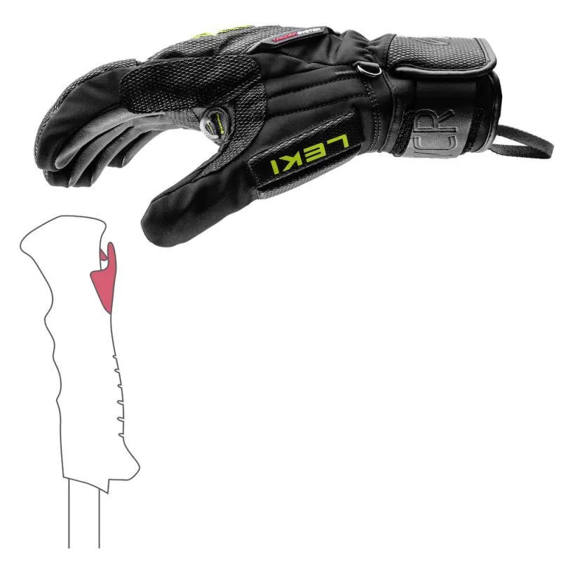 Leki Worldcup Race C-Tech 3D - Gants ski | Hardloop