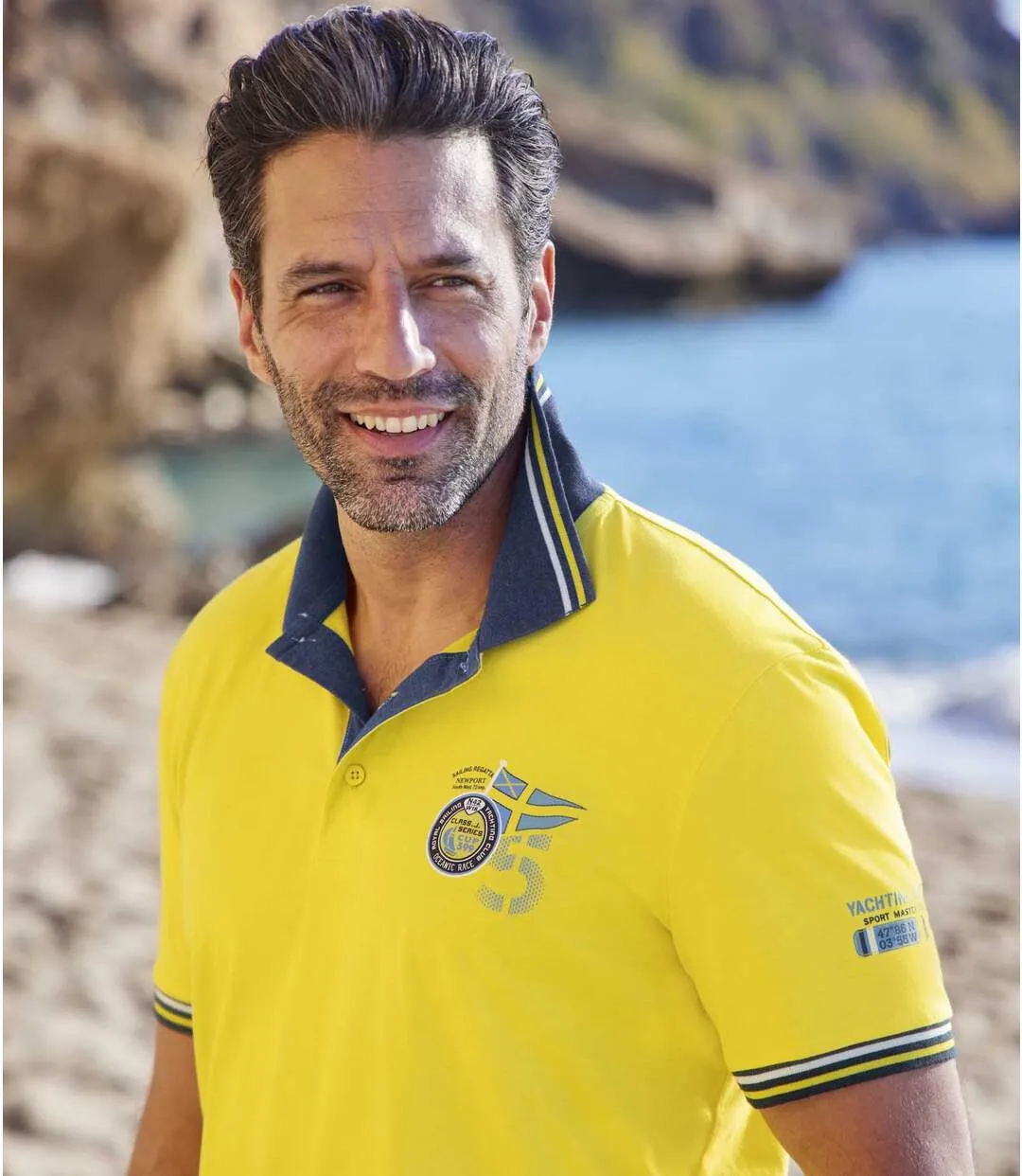 Lot de 2 Polos Jersey Newport 