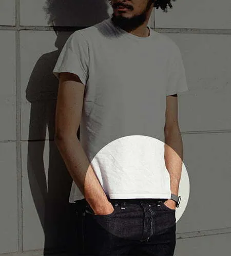 ourlet bas tee shirt