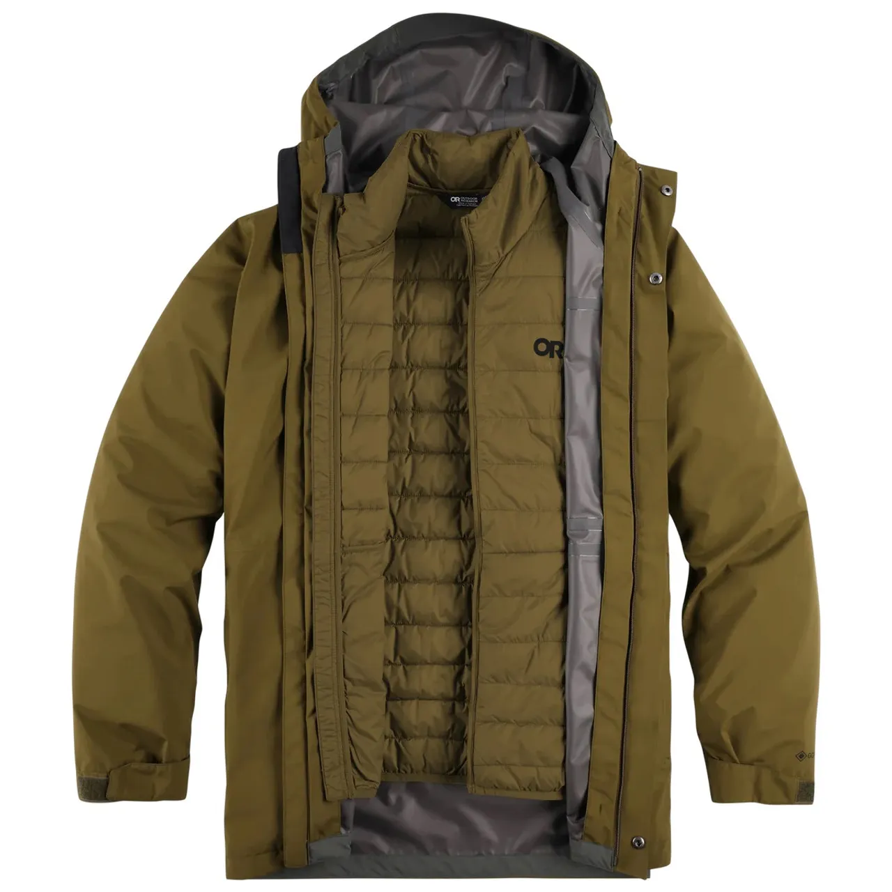 Outdoor Research Men's Foray 3-in-1 Parka AscentShell Dry 3L