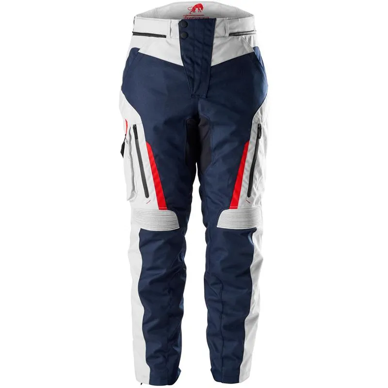 Pantalon KILLINGTON FURYGAN bleu/pearl/rouge - MAXXESS.FR, Pantalon moto textile