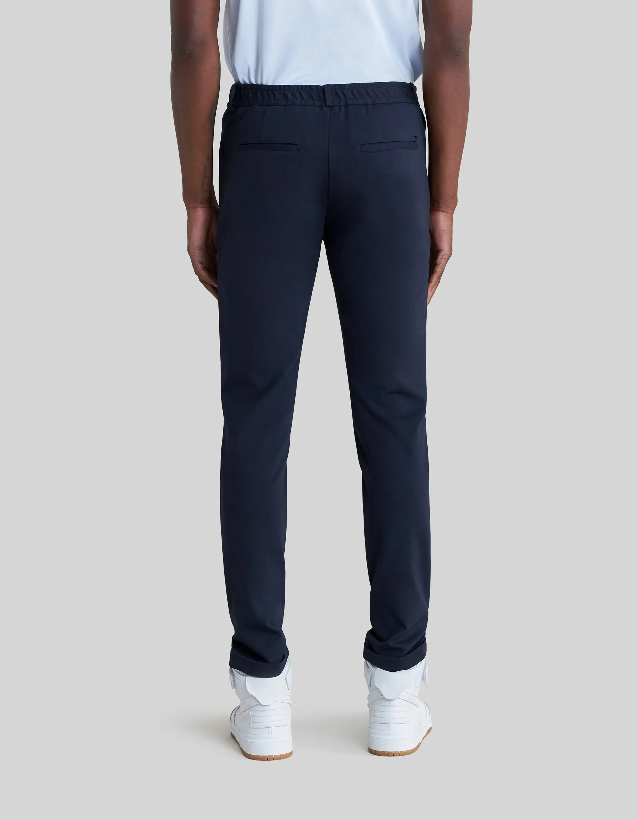 Pantalon marine esprit jog Homme