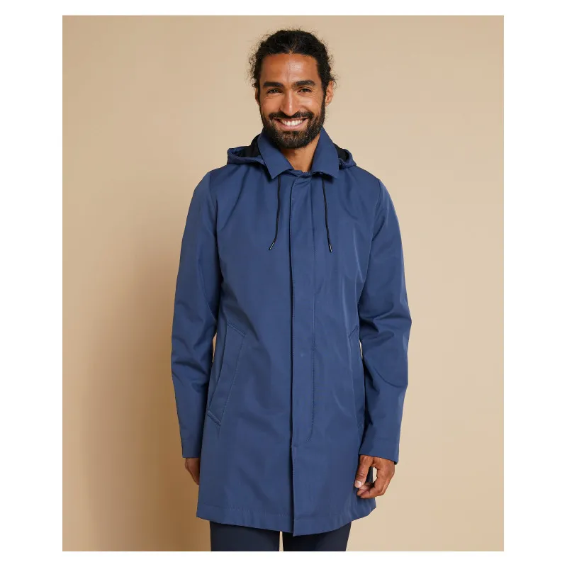Parka Elon Crossover bleu cobalt recyclée