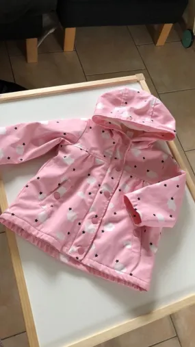 Parka gomme doublé polaire avec capuche - Tex Baby - 12 mois  | Beebs