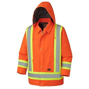 Pioneer V2060350-M Manteau de sécurité moyen orange