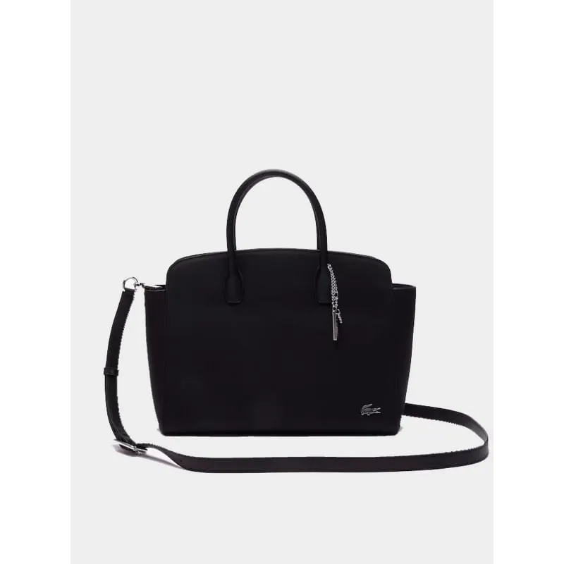 Pochette crossover core essential noir femme - Lacoste | wimod