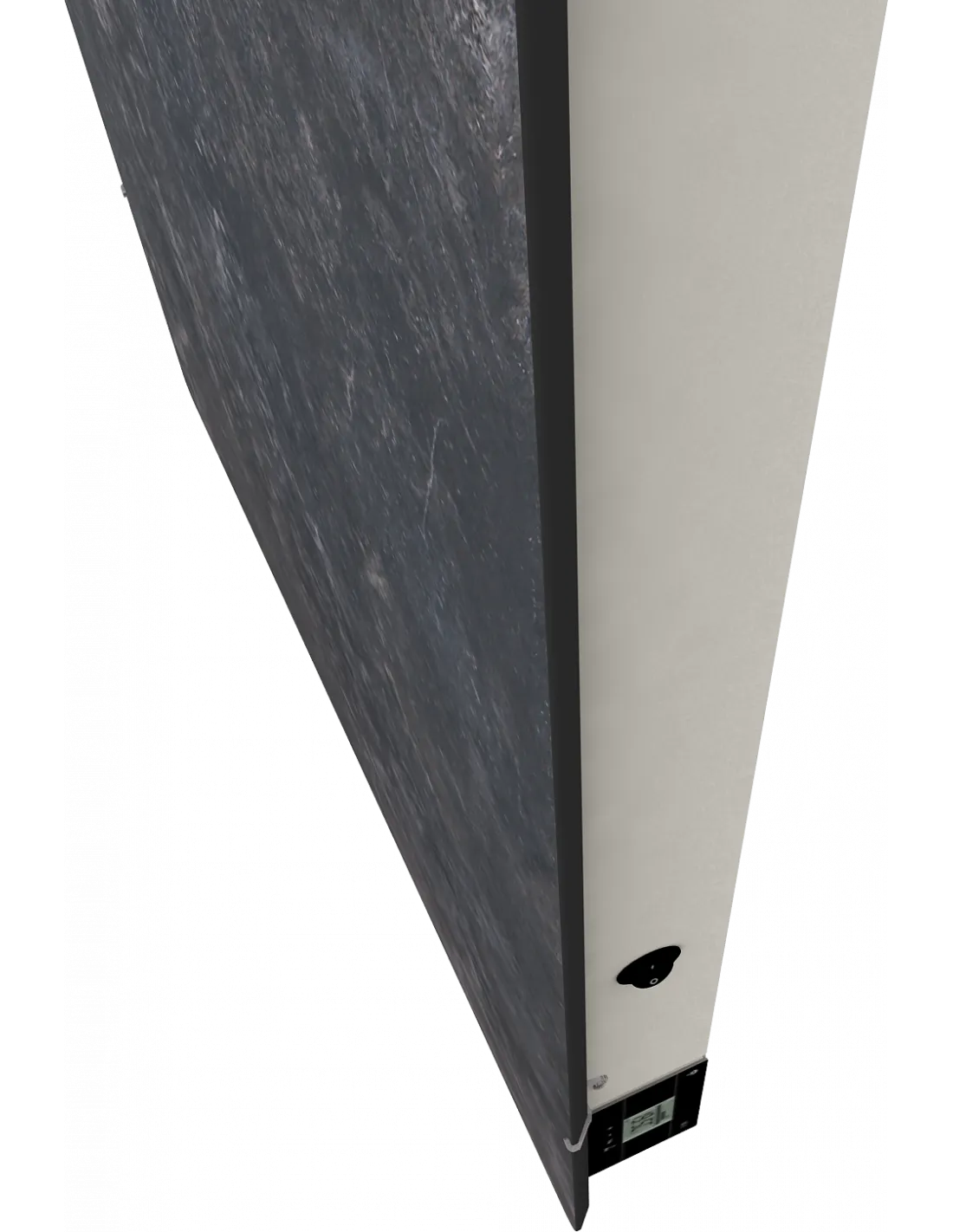 Radiateur à inertie WIFI 800W VERTICAL 50X100CM NATURA NOIR VALDEROMA NN08VEW