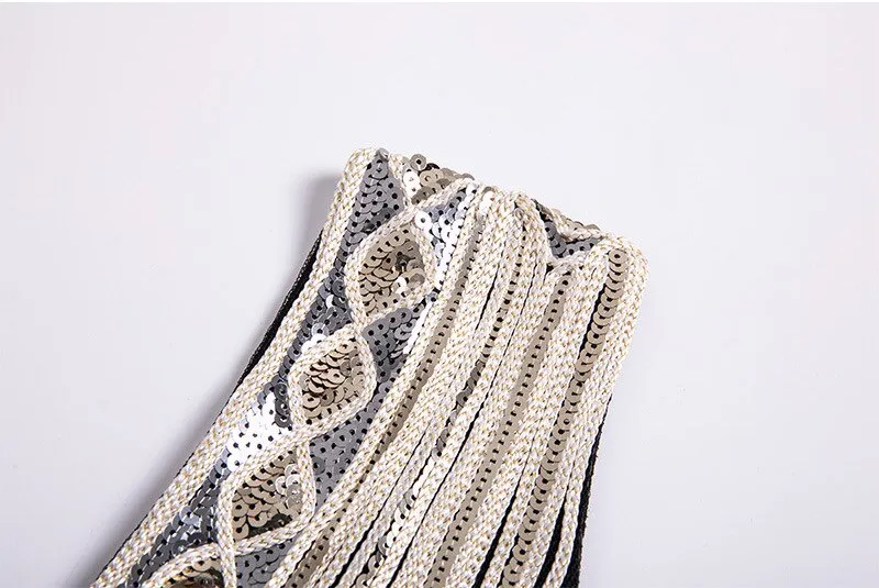 Robe Gatsby Courte  Black & Gold