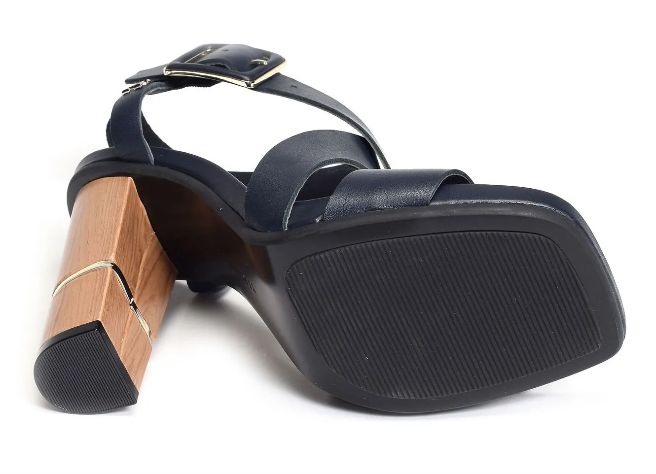 sandales a talon Tommy hilfiger  Hardware block high heel 7016 marine 