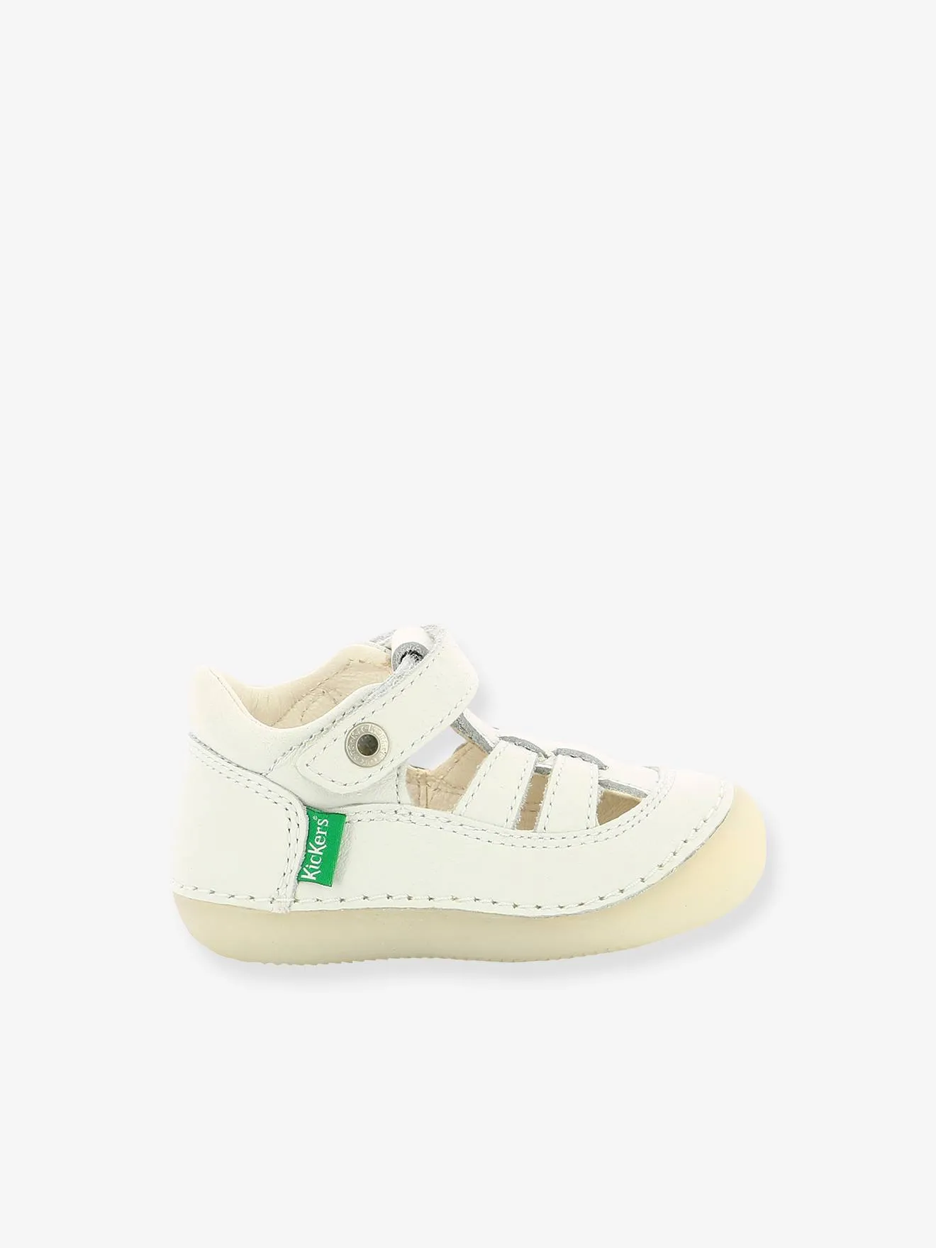 Sandales cuir bébé Sushy Originel Softers KICKERS® marine - Kickers