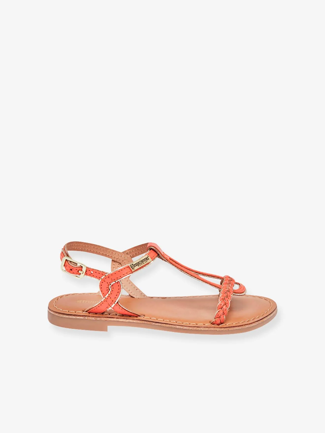 Sandales cuir enfant Bappy LES TROPEZIENNES® PAR M. BELARBI turquoise - Les Tropéziennes