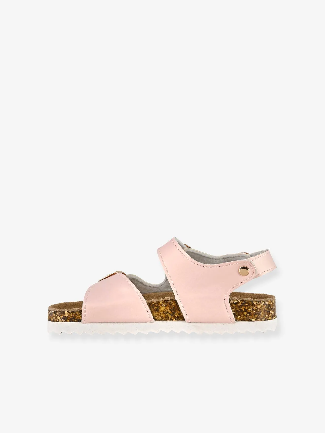 Sandales monochrome à 3 boucles fille COLORS OF CALIFORNIA rose - Colors of California