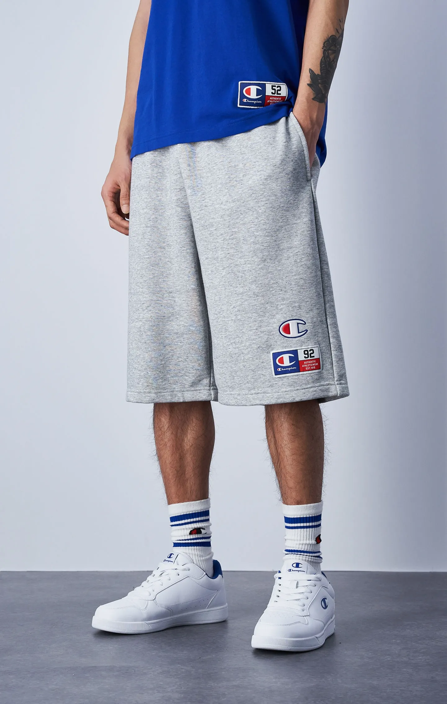 Short à motif sport rétro | Champion France
