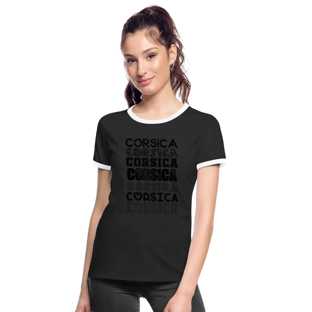 T-shirt contrasté Corsica