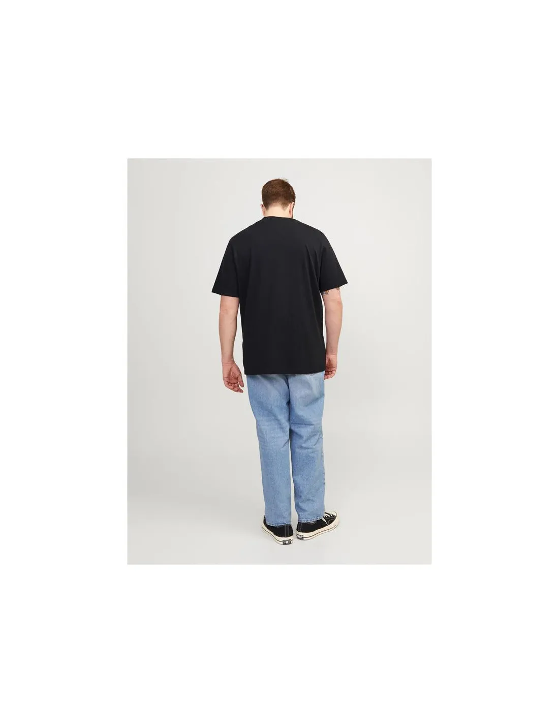 T-shirt Jack and Jones ecorp Logo Noir Homme