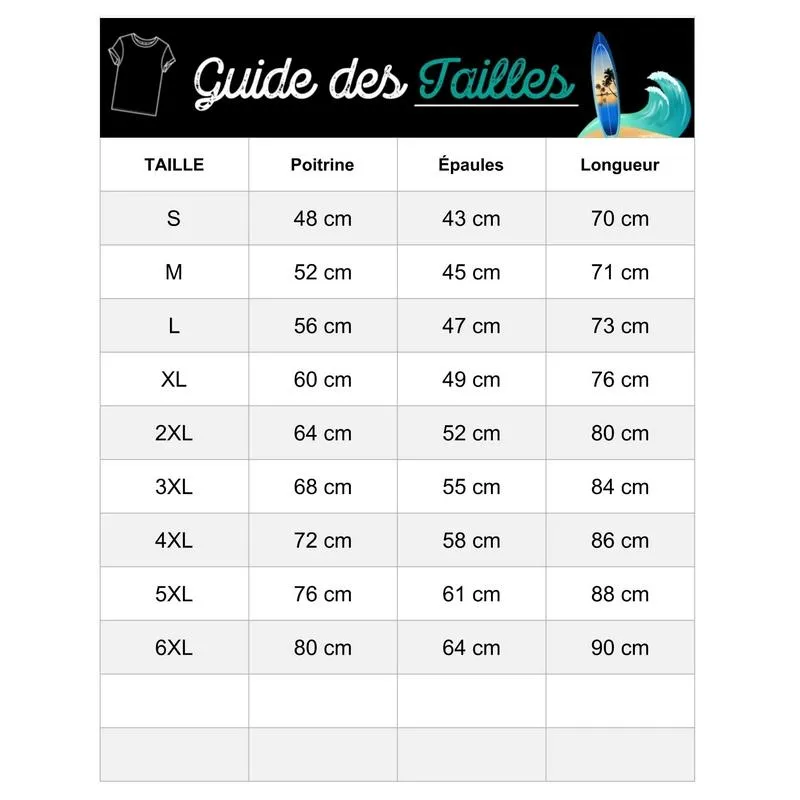 T-shirt Surf Humour - L'Ours Rider
