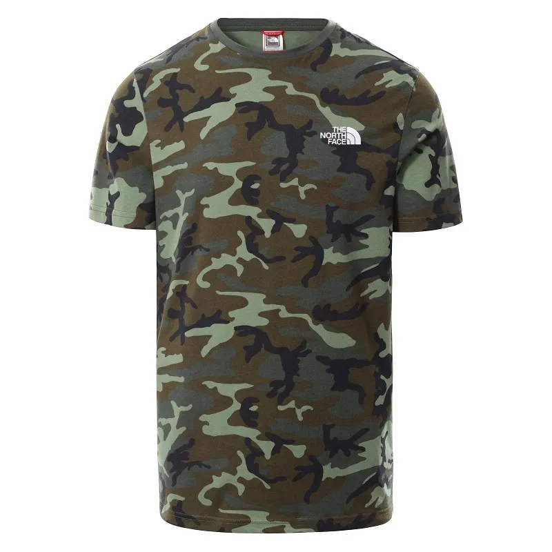 T-Shirt The North Face Homme S/S Simple Dome Tee Thyme Brushwood Camo Print