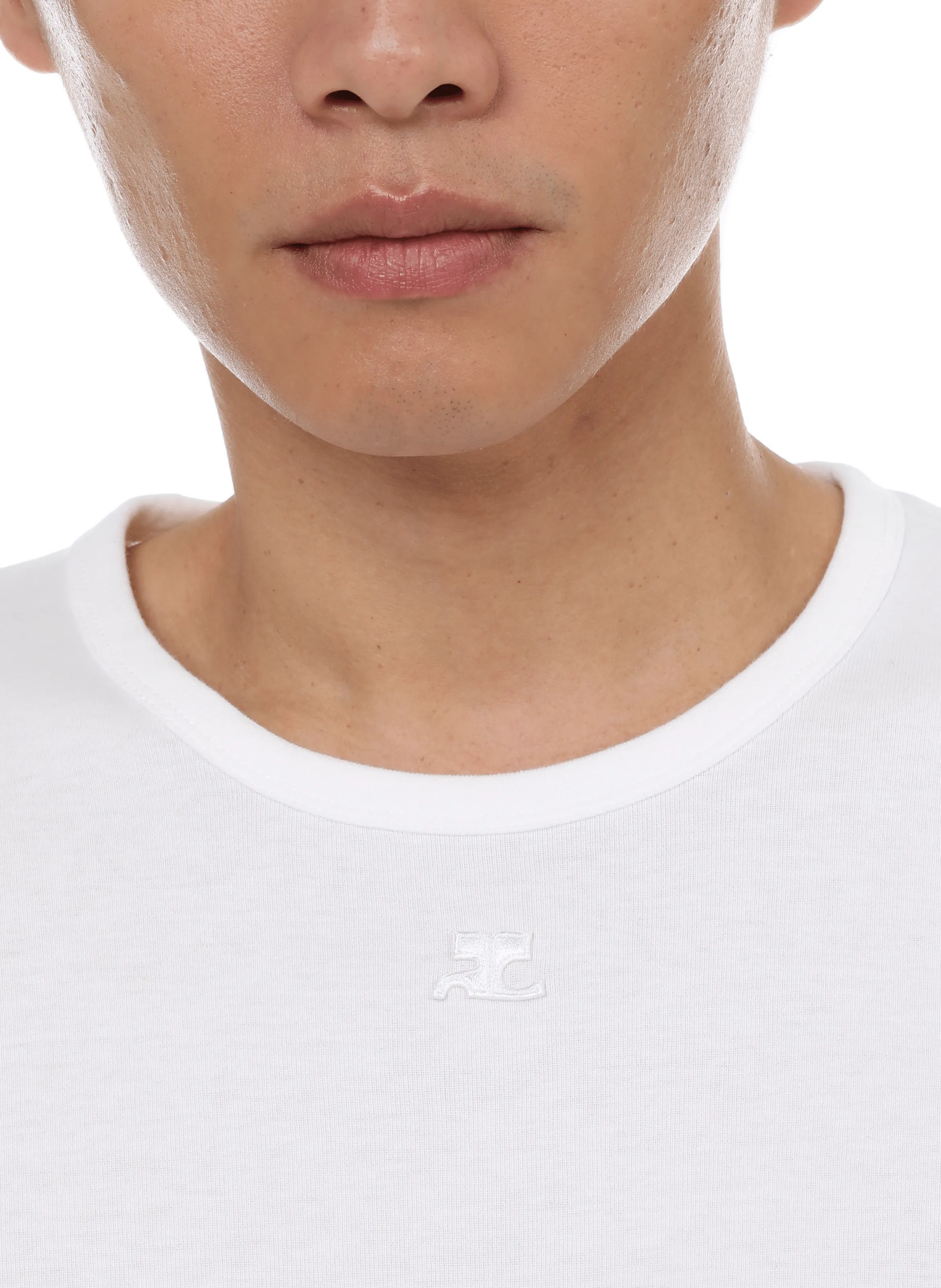 TEE-SHIRT EN COTON - COURRèGES pour HOMME | Printemps