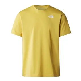 tee shirt the north face M FOUNDATION HEATGRAPHIC TEE YELLOW SILT