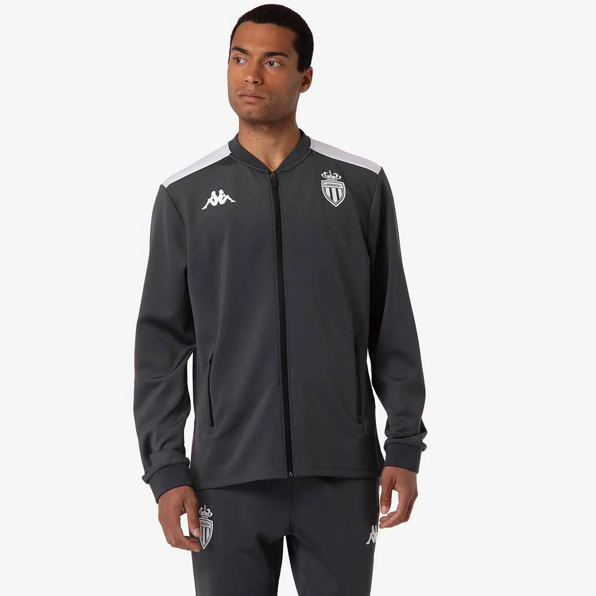 Veste Atrisy AS Monaco 24/25 Gris Homme