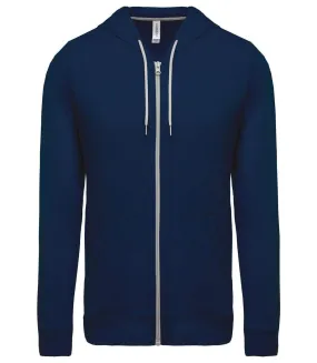 Veste zip intégral à capuche - Homme - K438 - bleu marine