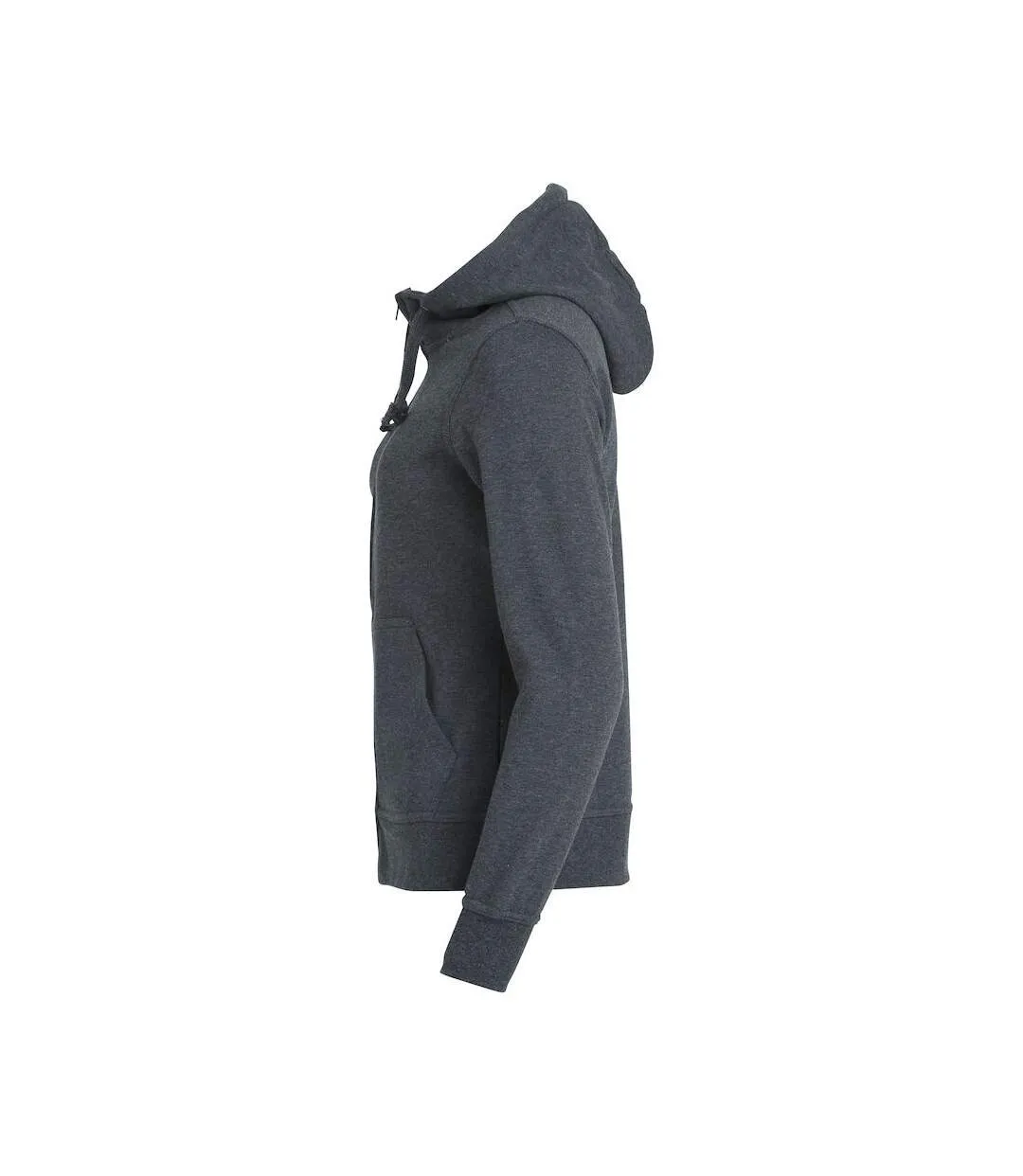 Veste à capuche femme anthracite chiné Clique